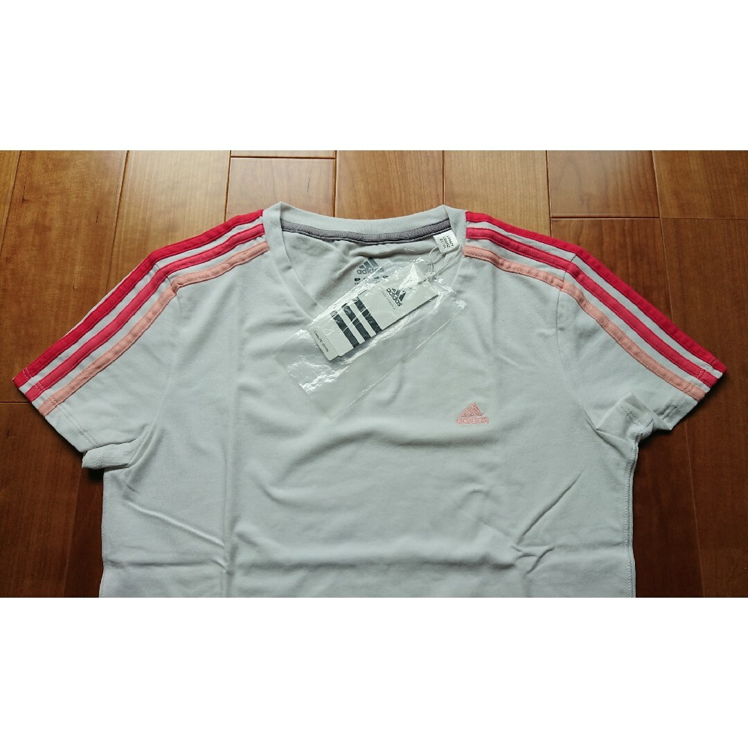 adidas(アディダス)の【未使用】adidas climalite cotton Tシャツ OT レディースのトップス(Tシャツ(半袖/袖なし))の商品写真