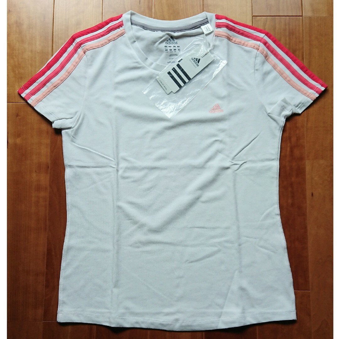 adidas(アディダス)の【未使用】adidas climalite cotton Tシャツ OT レディースのトップス(Tシャツ(半袖/袖なし))の商品写真