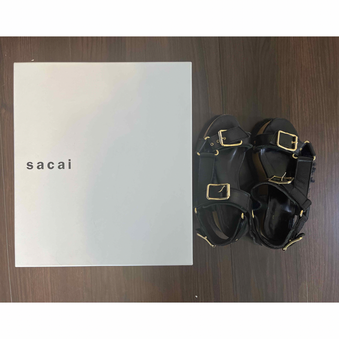 sacai(サカイ)のsacai 2017 aw 厚底ウェッジサンダル size35 レディースの靴/シューズ(サンダル)の商品写真