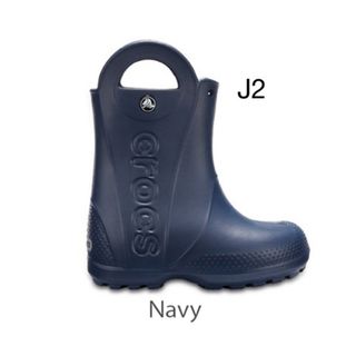 クロックス(crocs)のクロックス　長靴　レインシューズ　キッズ　J2 (長靴/レインシューズ)