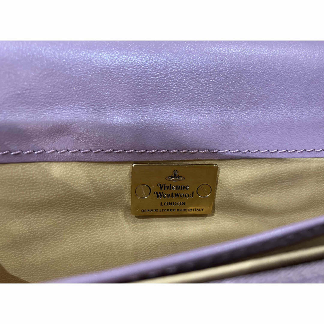 【新品】Vivienne Westwood リボンオーブエナメルパテント長財布