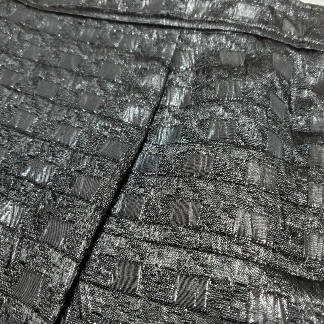 JILLSTUART(ジルスチュアート)のジル スチュアート　ミニスカート ブラック ラメ感あり サイズ4（約Mサイズ相当 レディースのスカート(ミニスカート)の商品写真