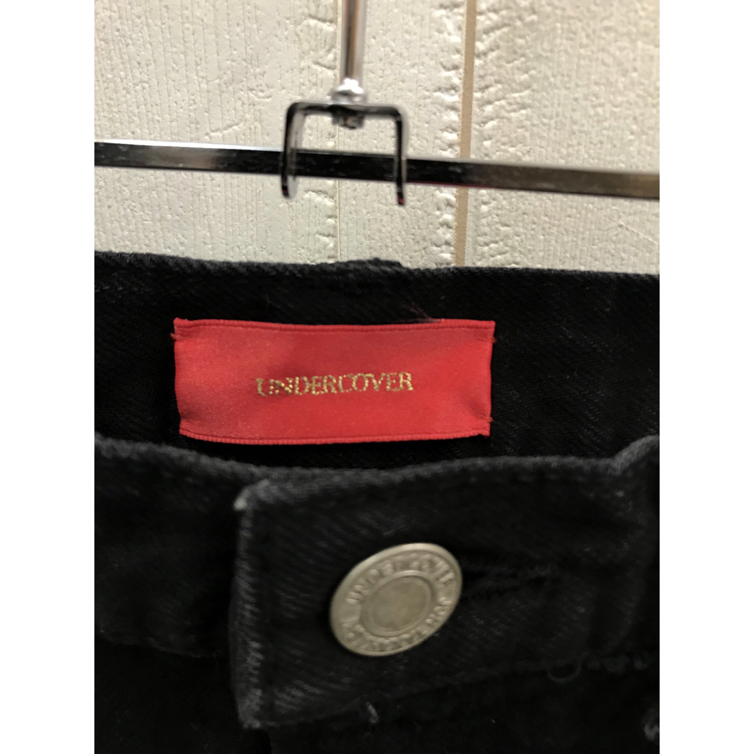 UNDERCOVER(アンダーカバー)のUNDERCOVER アンダーカバー 85denim デニムスカート ブラック レディースのスカート(ミニスカート)の商品写真