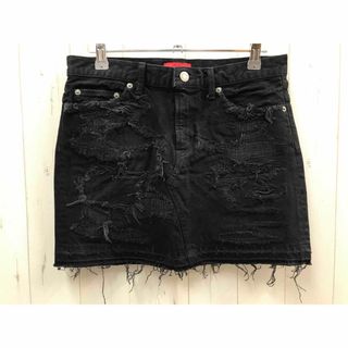 アンダーカバー(UNDERCOVER)のUNDERCOVER アンダーカバー 85denim デニムスカート ブラック(ミニスカート)