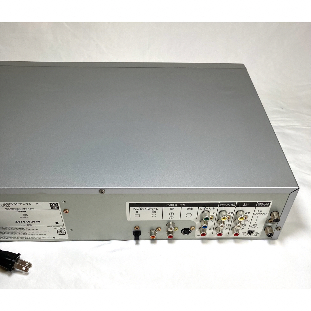 動作良好&比較的美品】TOSHIBA ビデオデッキ SD-V190【整備済】 www