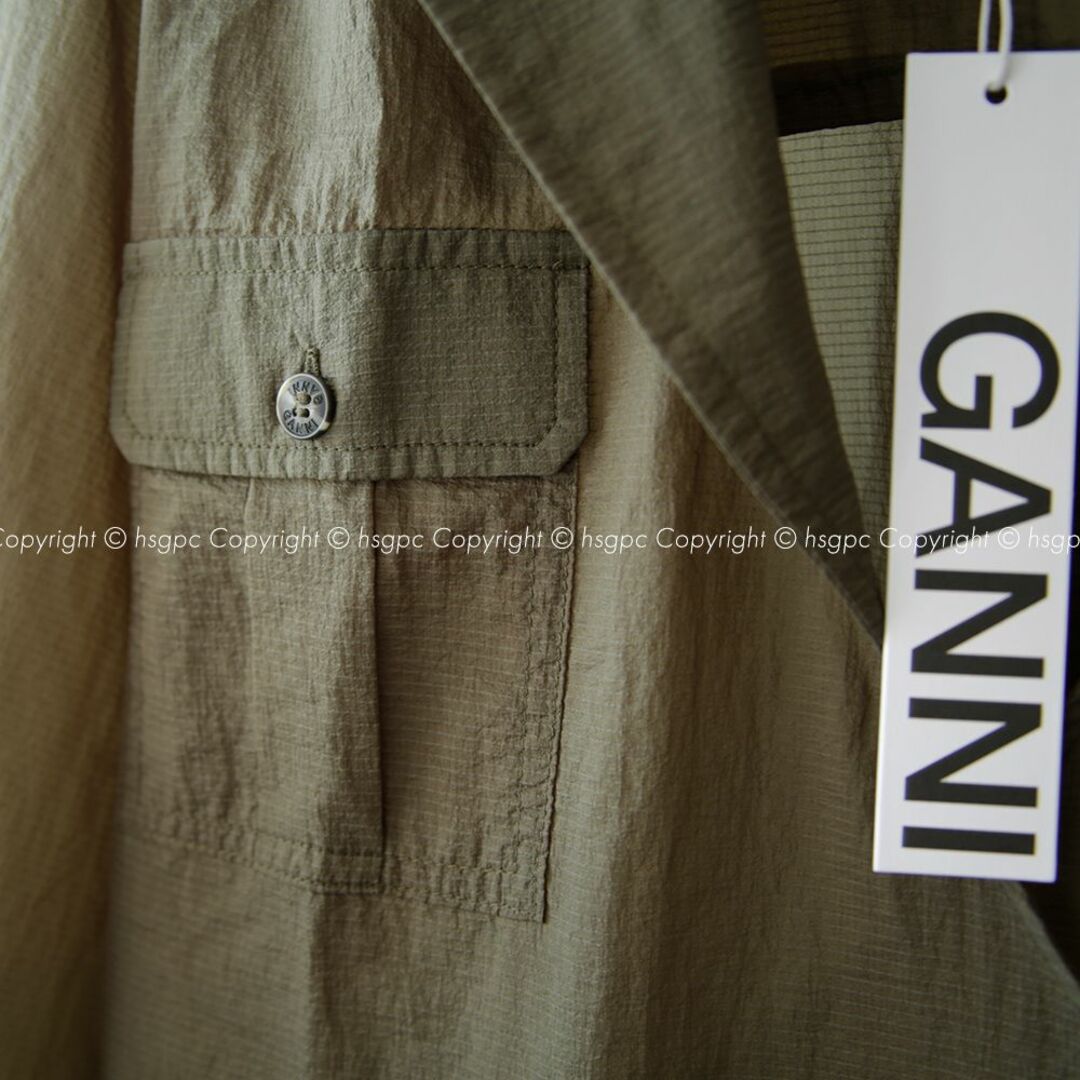 Maison Martin Margiela(マルタンマルジェラ)のGANNI ガニー KIMONO ラップ ブラウス シャツ トップス レディースのトップス(シャツ/ブラウス(半袖/袖なし))の商品写真