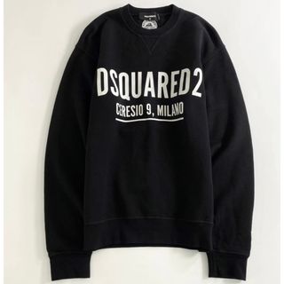 ディースクエアード(DSQUARED2)のDSQUARED2 ディースクエアード スウェット トレーナー M ブラック(スウェット)