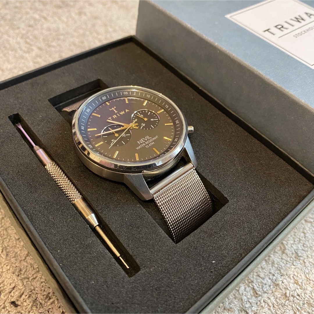 TRIWA(トリワ)のTRIWA WATCH NEVIL SMOKY NEST114 CL010412 メンズの時計(腕時計(アナログ))の商品写真