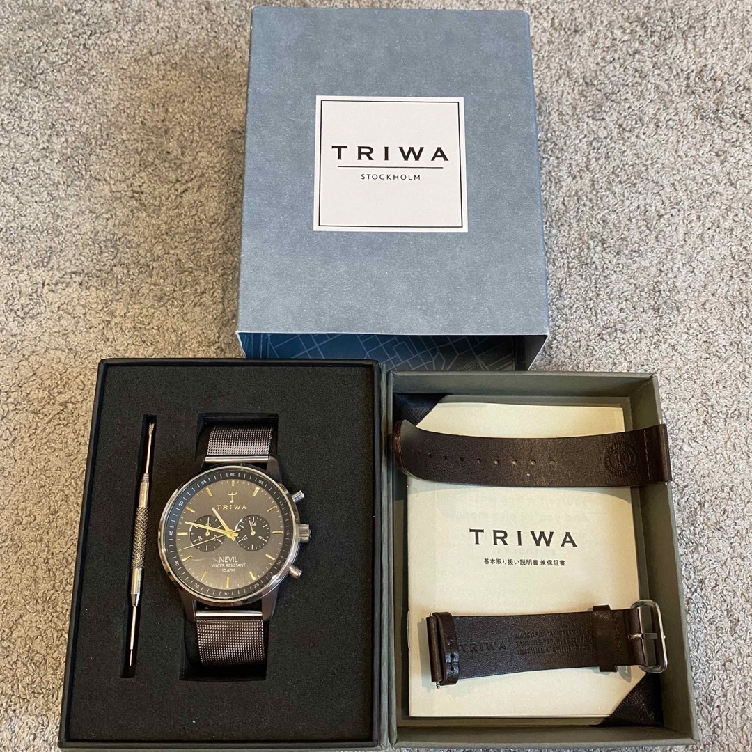 TRIWA(トリワ)のTRIWA WATCH NEVIL SMOKY NEST114 CL010412 メンズの時計(腕時計(アナログ))の商品写真