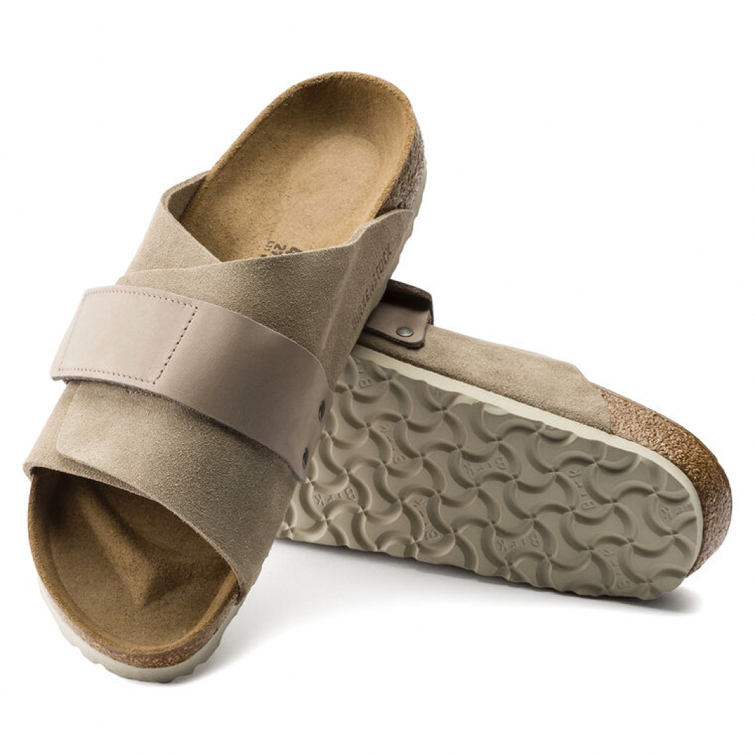 BIRKENSTOCK(ビルケンシュトック)のBIRKENSTOCK ビルケンシュトック Kyoto キョウト トープ メンズ メンズの靴/シューズ(サンダル)の商品写真