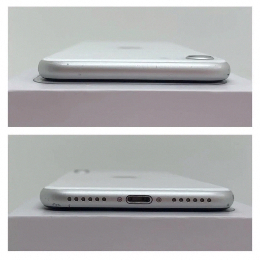 Apple(アップル)の【B美品】iPhone SE2 ホワイト 128 GB SIMフリー 本体 スマホ/家電/カメラのスマートフォン/携帯電話(スマートフォン本体)の商品写真