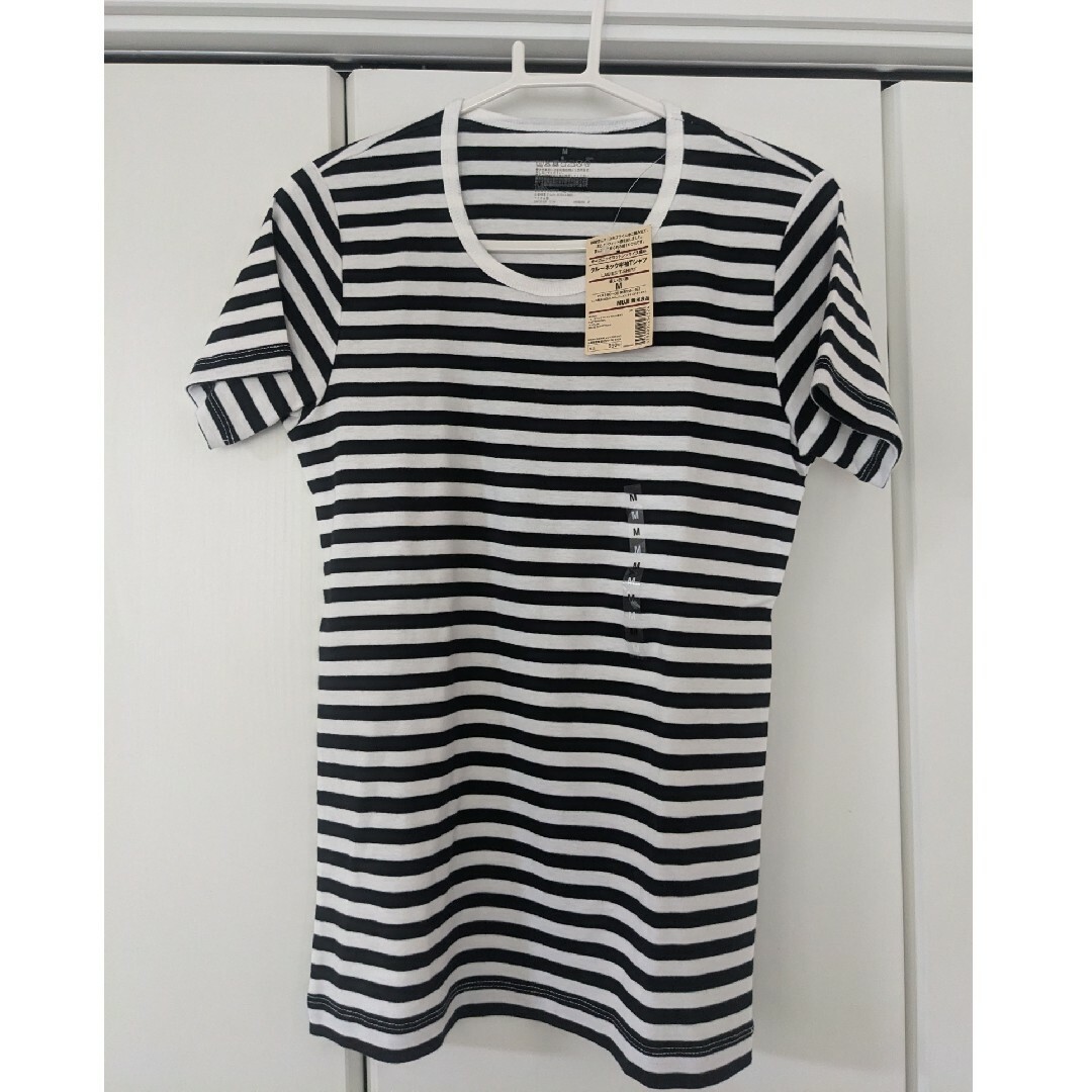 MUJI (無印良品)(ムジルシリョウヒン)の無印良品　クルーネック 半袖 T シャツ　M サイズ レディースのトップス(Tシャツ(半袖/袖なし))の商品写真