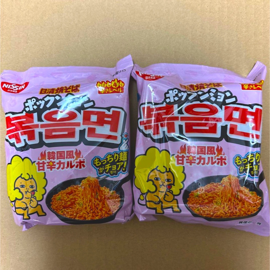 日清食品(ニッシンショクヒン)の日清 ポックンミョン 食品/飲料/酒の加工食品(インスタント食品)の商品写真