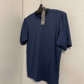 アディダス(adidas)の新品　定価3289円　ネイビー杢　半袖でシャツ　プラシャツ　S(シャツ)