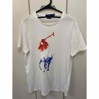 ポロラルフローレン(POLO RALPH LAUREN)の［再値下げ］ポロラルフローレン ビッグポニー プリントTシャツ Mサイズ(Tシャツ/カットソー(半袖/袖なし))