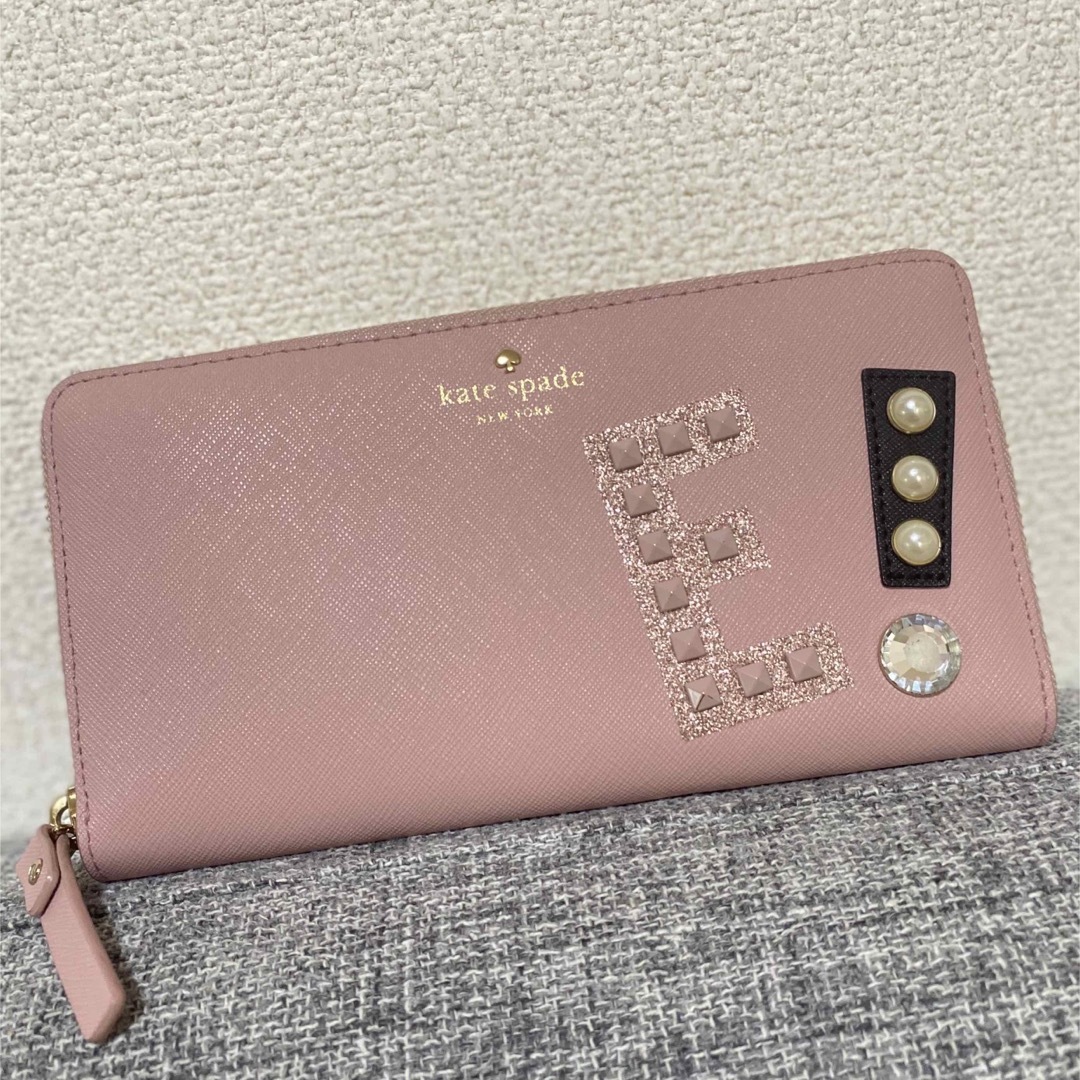 kate spade new york(ケイトスペードニューヨーク)の専用出品　ケイトスペード 長財布 アルファベット ピンク メンズのファッション小物(長財布)の商品写真