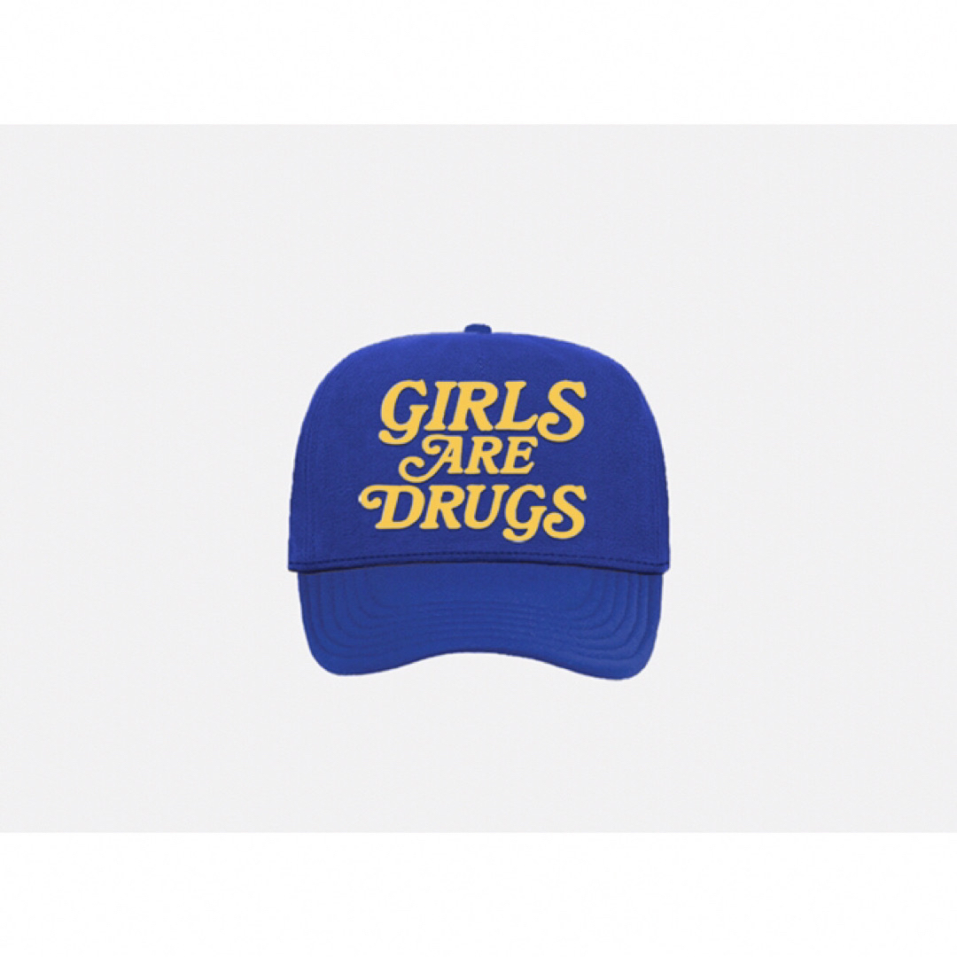 新品 GIRLS ARE DRUGS CAP 帽子 青✖️黄色 黒✖️橙 2個jordan1