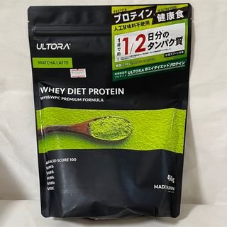 ウルトラプロ(Ultra PRO)のウルトラ ホエイプロテイン 抹茶ラテ風味 450g 国産 ULTORA(ダイエット食品)