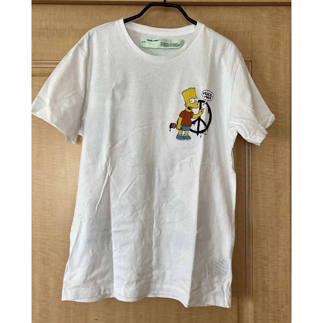 レアシンプソンズ キャラクターTシャツ ホワイト メンズL