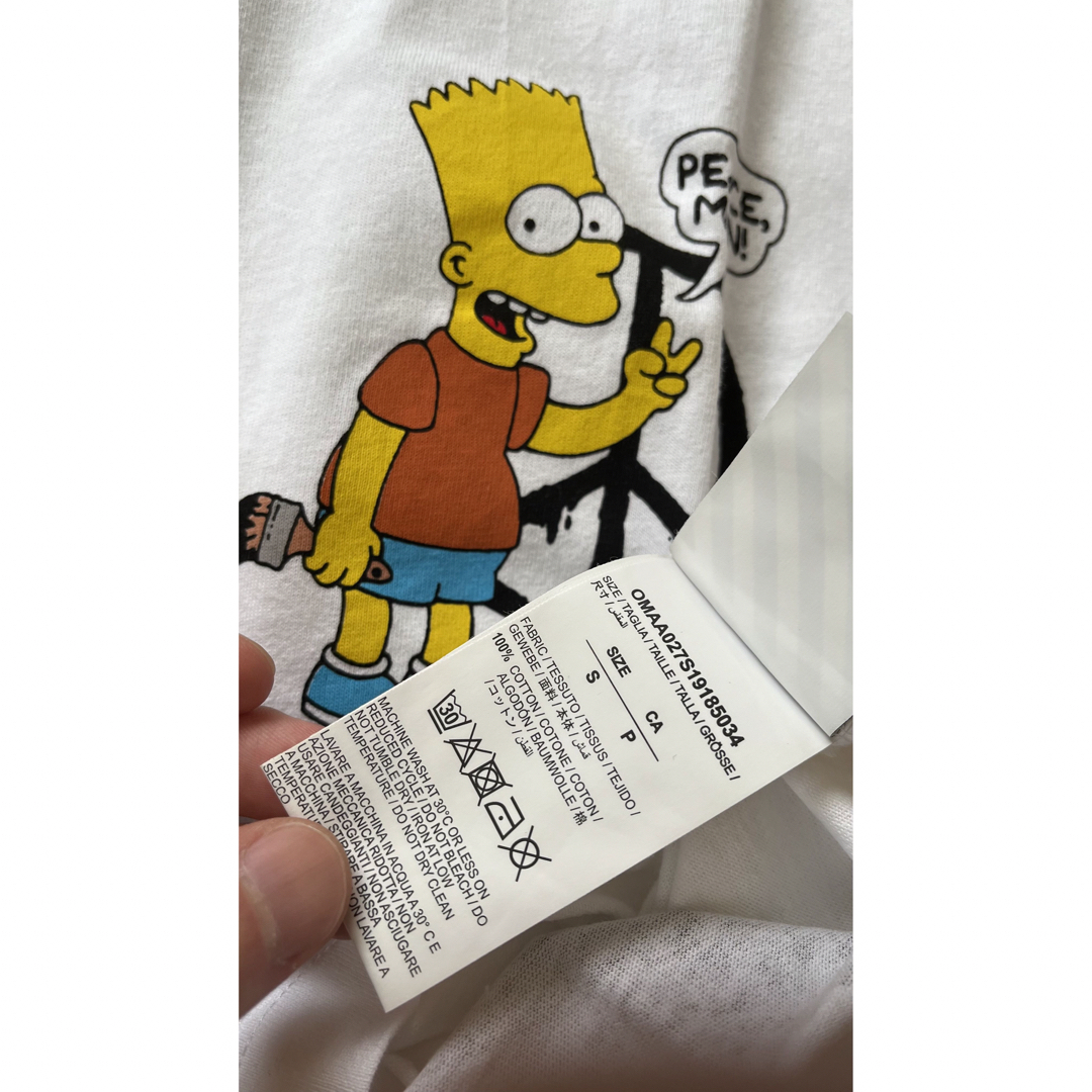 Off-White シンプソンズ コラボ バート Tシャツ 備品