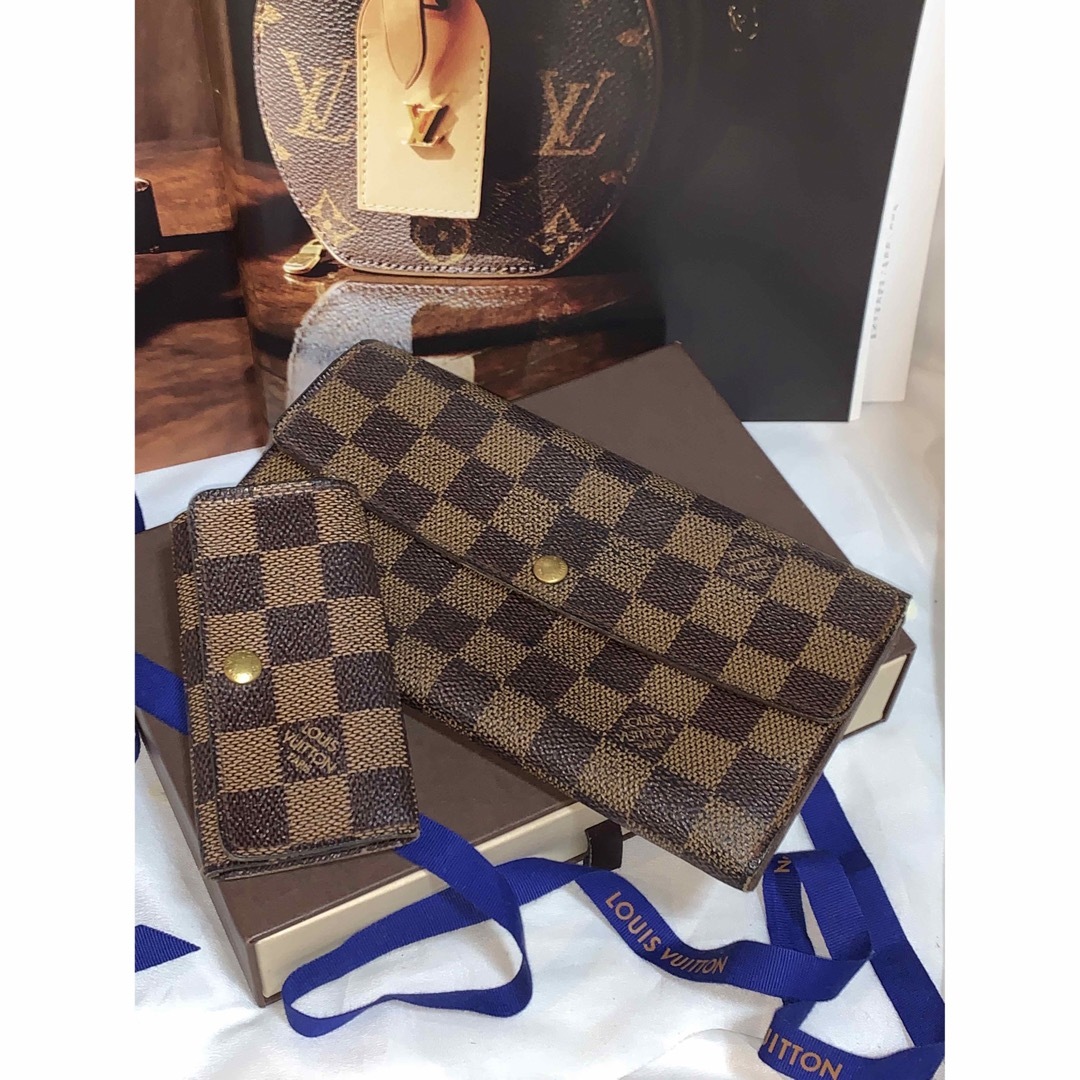 ☆ルイヴィトン・ポルトフォイユ・サラ ダミエ長財布・キーケース