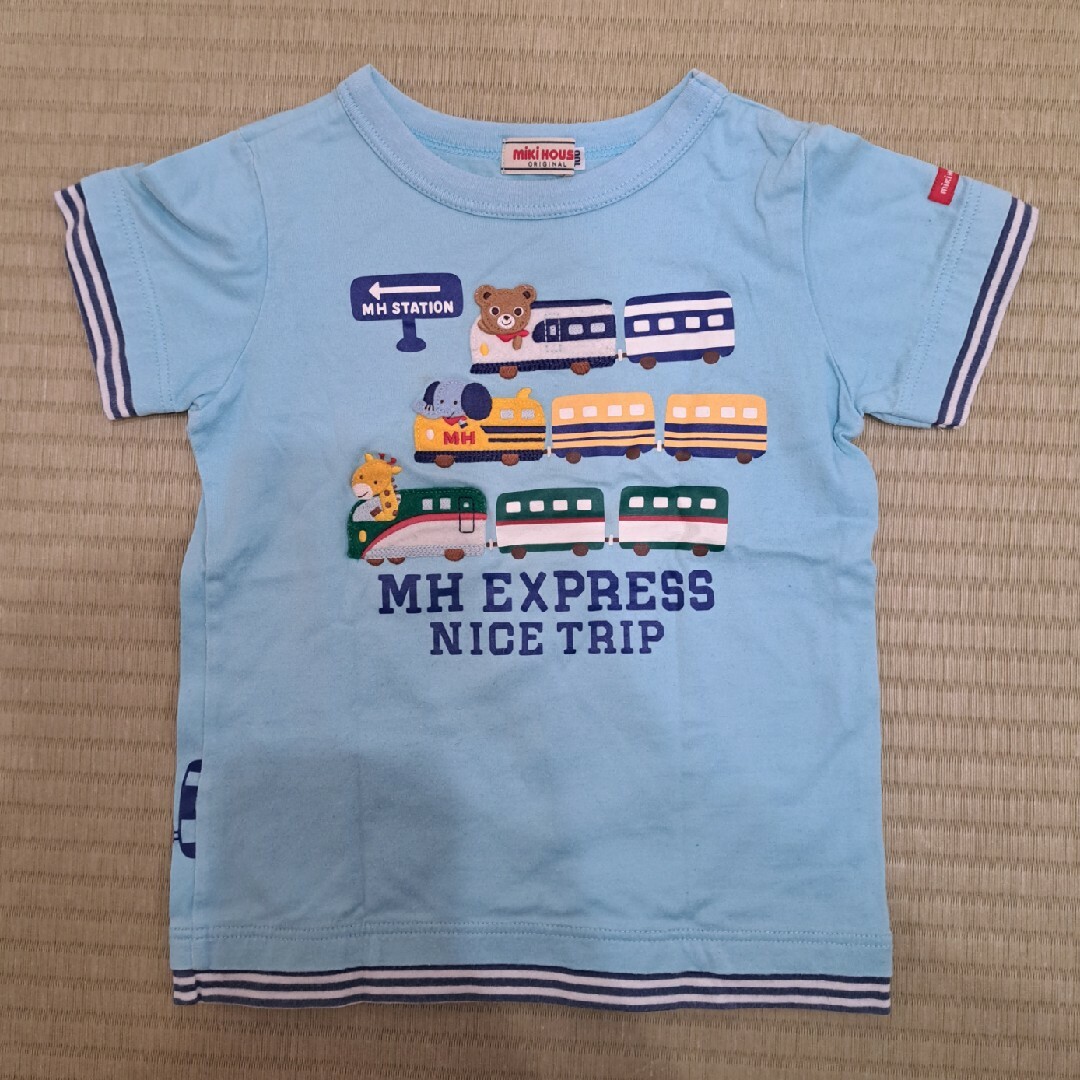 セール】ミキハウス 4枚セット プッチー君 刺繍 ロゴTシャツ タンク