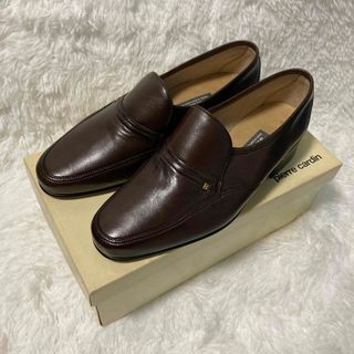 バリー(Bally)の美品！バリー　BALLY 革靴　Bロゴ　ローファー　23.5 ブラウン　箱付き(ローファー/革靴)