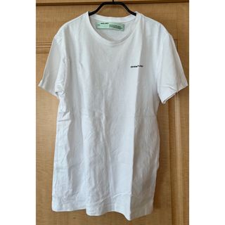 オフホワイト(OFF-WHITE)のOff-White ロゴ Tシャツ 美品 Mサイズ(Tシャツ/カットソー(半袖/袖なし))