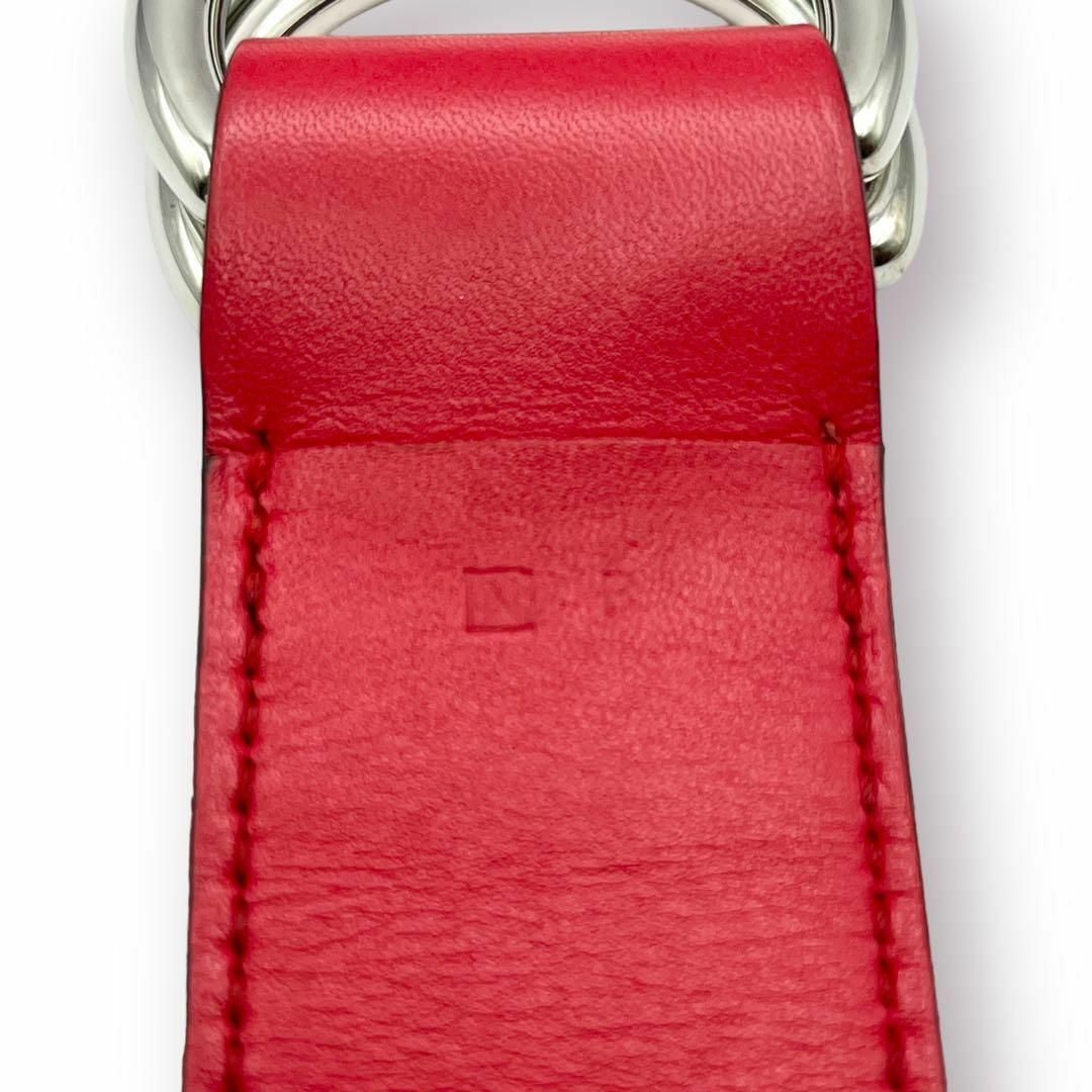 【美品】HERMES ロマンス スカーフベルト ボックスカーフ シルバー金具