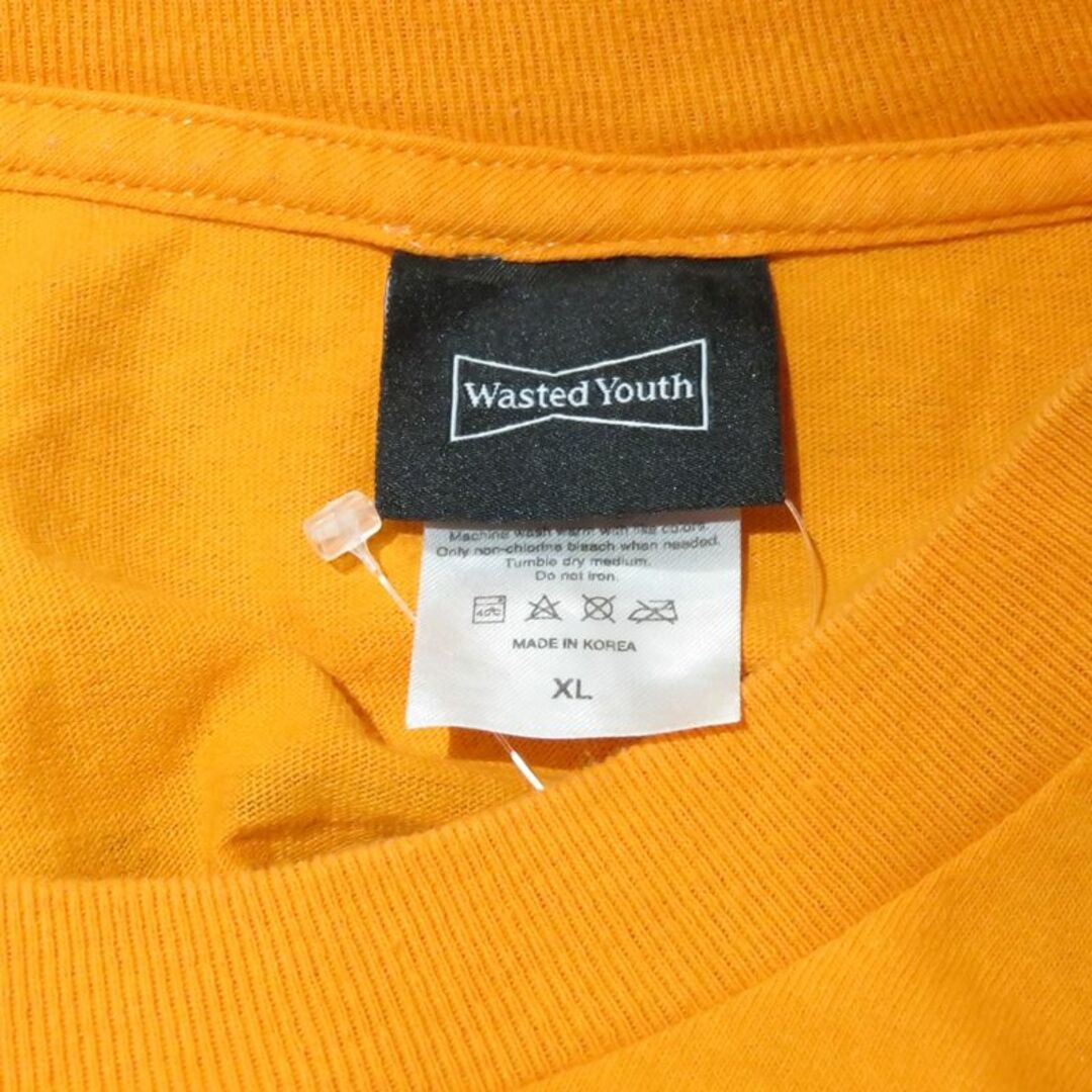 WASTED YOUTH LOGO S/S TEE ORANGE