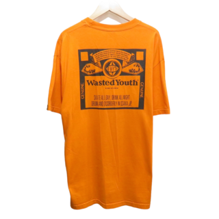  WASTED YOUTH LOGO S/S TEE ORANGE (Tシャツ/カットソー(半袖/袖なし))