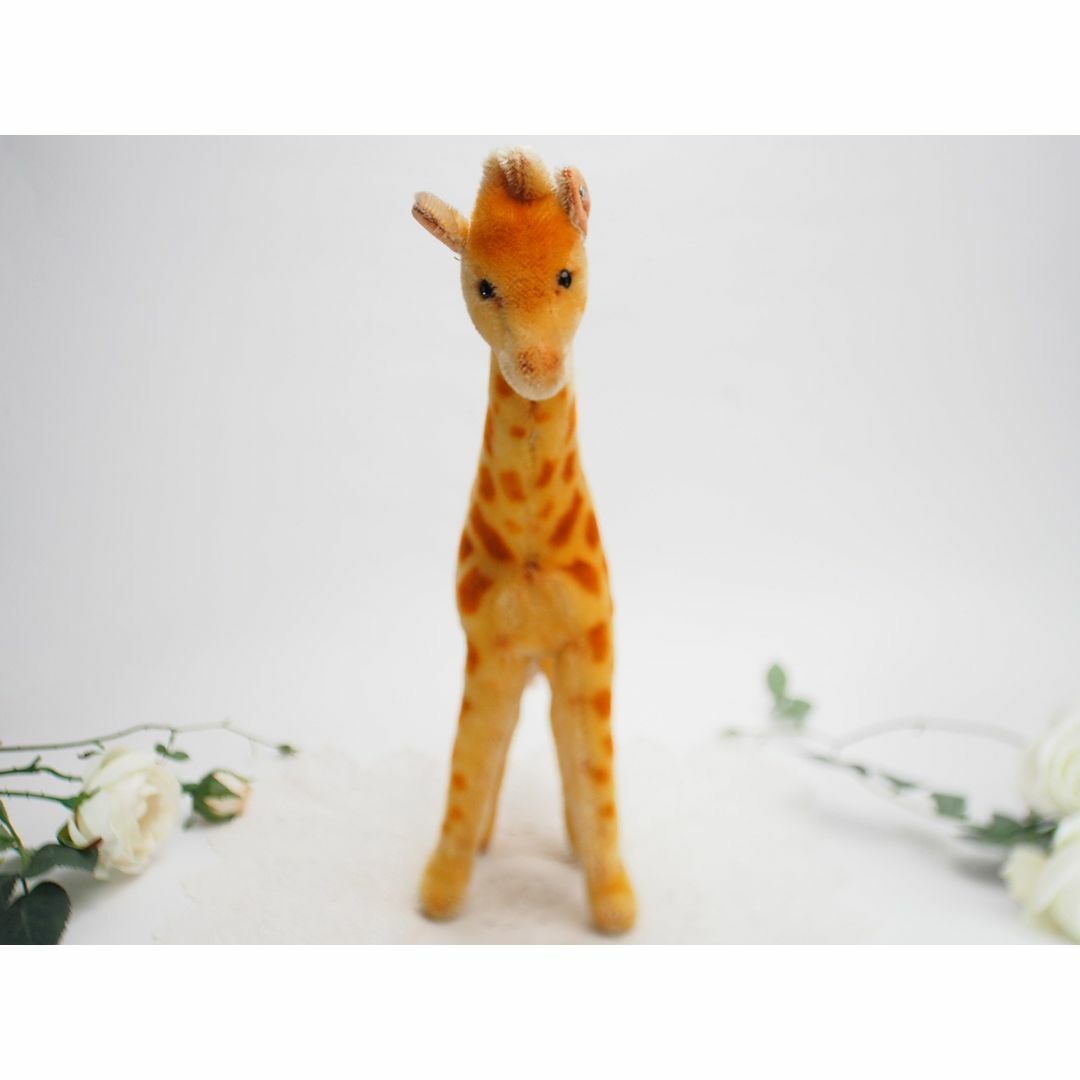 ★シュタイフ★Giraffe 28cm★モヘアのキリン/麒麟/きりん/ジラフ★