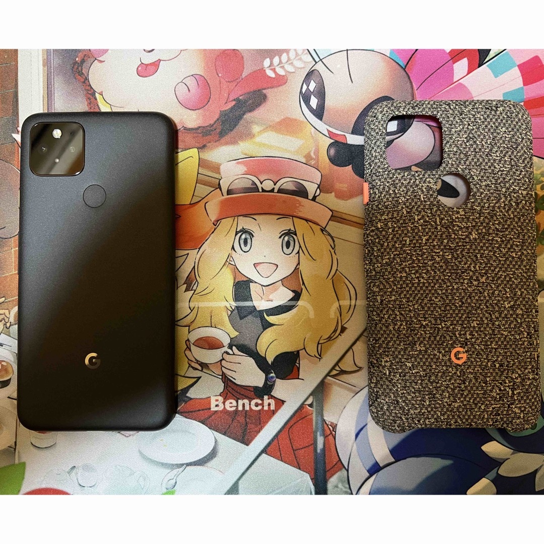 Google Pixel - Googlepixel5 グーグルピクセル5 黒 ケース フィルム