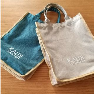 カルディ(KALDI)のカルディ 夏のコーヒーバッグ★バッグのみ×2個★未使用(トートバッグ)