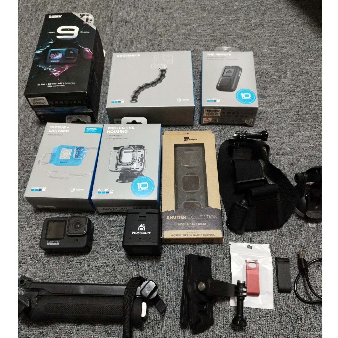 さみさみ様専用」GoPro HERO9 BLACK ＆アクセサリーセットの通販 by