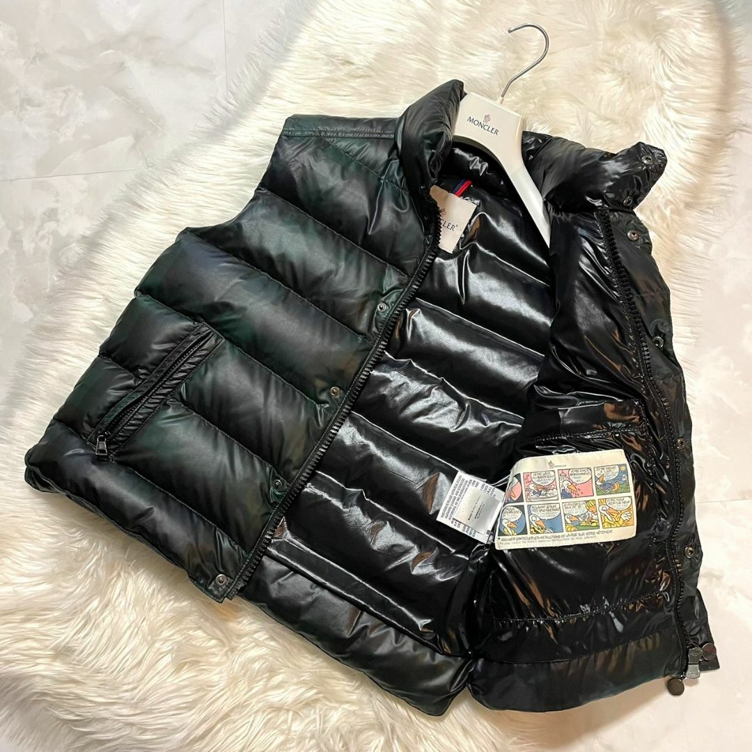 MONCLER - 本物 国内正規品 モンクレール ダウンベスト 濃緑 2 の通販