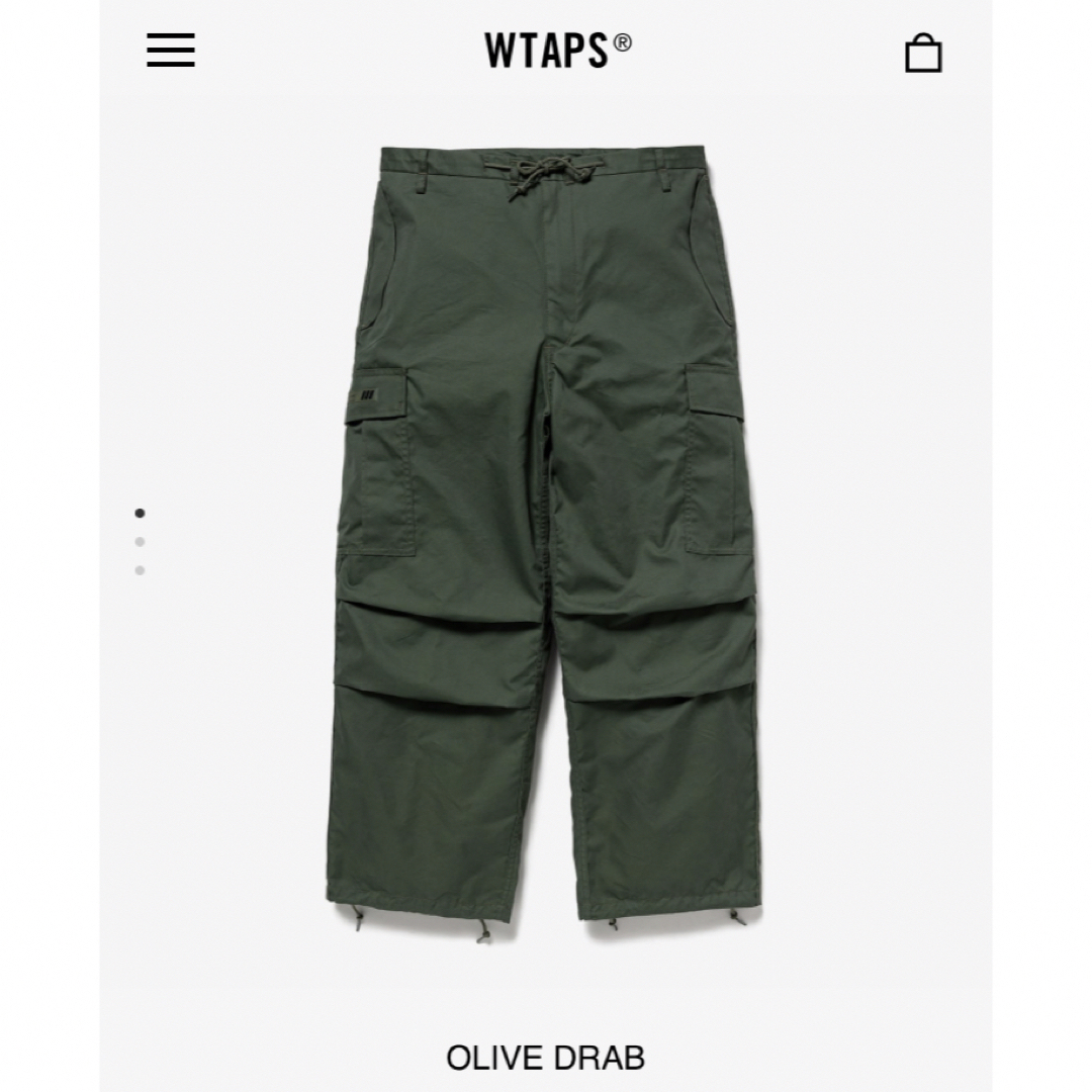 WTAPS MILT0001 TROUSERS NYCO OXFORD