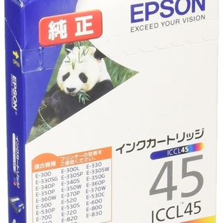 エプソン(EPSON)のエプソン 純正 インク パンダ ICCL45 カラー4色一体型（2セット)(OA機器)