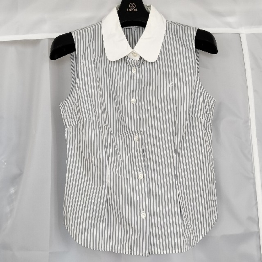 agnes b.(アニエスベー)のagnès b.　ノースリーブシャツ　ストライプ レディースのトップス(Tシャツ(半袖/袖なし))の商品写真