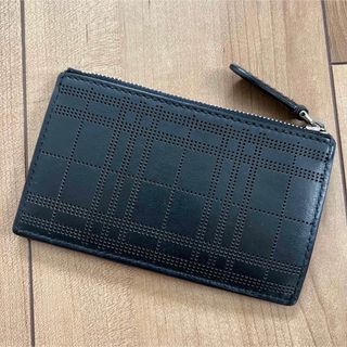 幻想的 未使用 定価4万位 バーバリーブラックレーベル キーケース 小銭