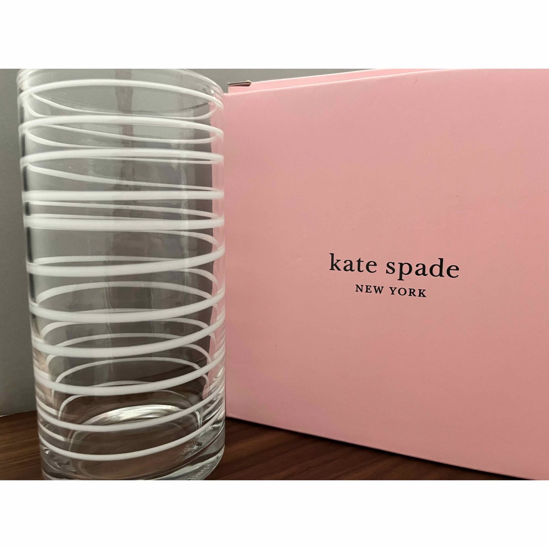 kate spade new york(ケイトスペードニューヨーク)のkate spade♤ペアグラス インテリア/住まい/日用品のキッチン/食器(グラス/カップ)の商品写真