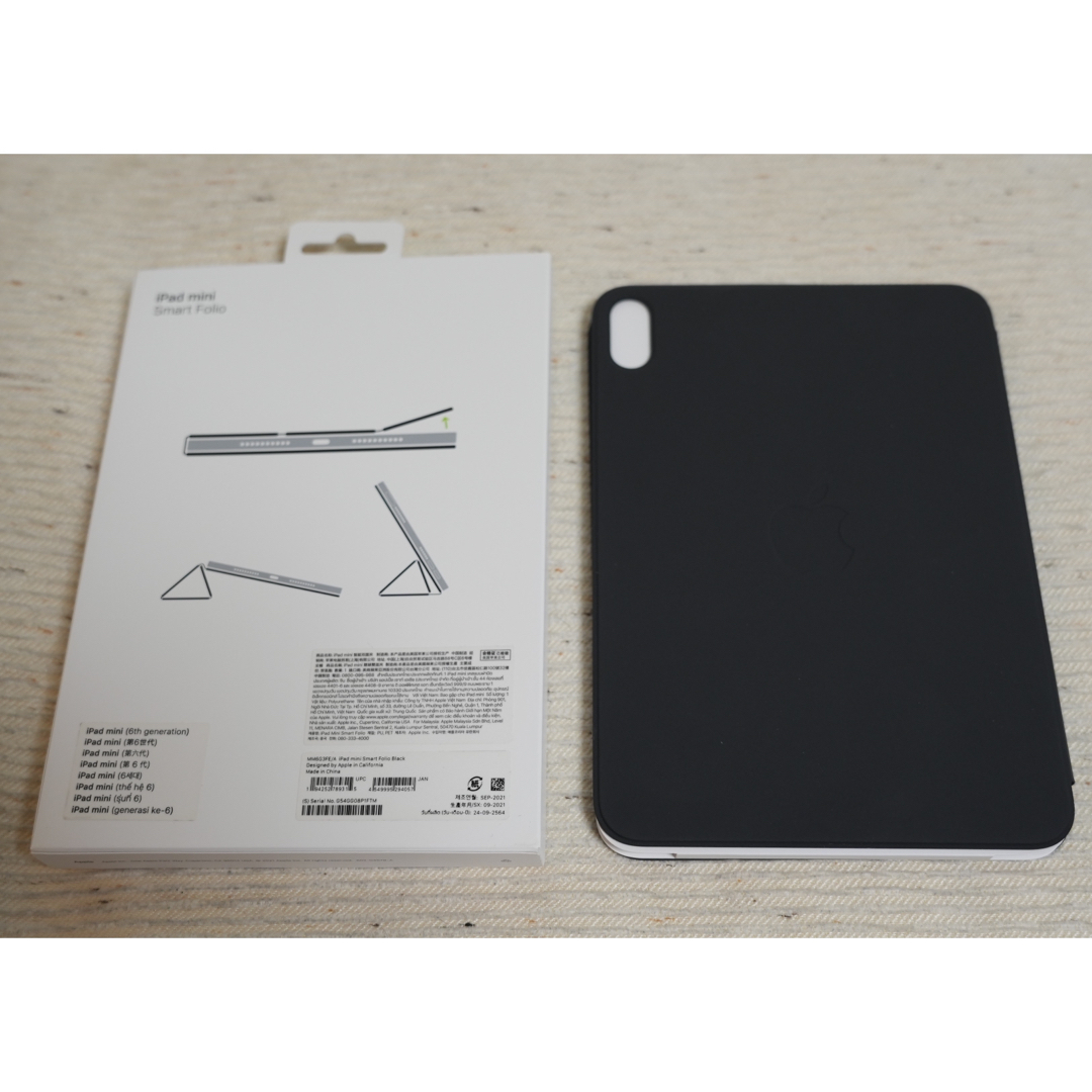 APPLE iPad mini 第6世代用 Smart Folio ブラック M 1
