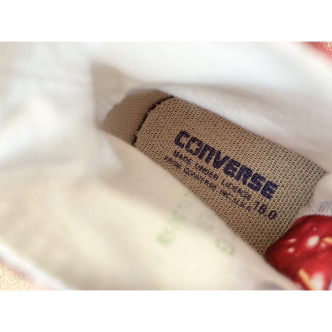 CONVERSE(コンバース)のコンバース◆キッズ　18㎝　ハイカット　スニーカー　さくらんぼ キッズ/ベビー/マタニティのキッズ靴/シューズ(15cm~)(その他)の商品写真