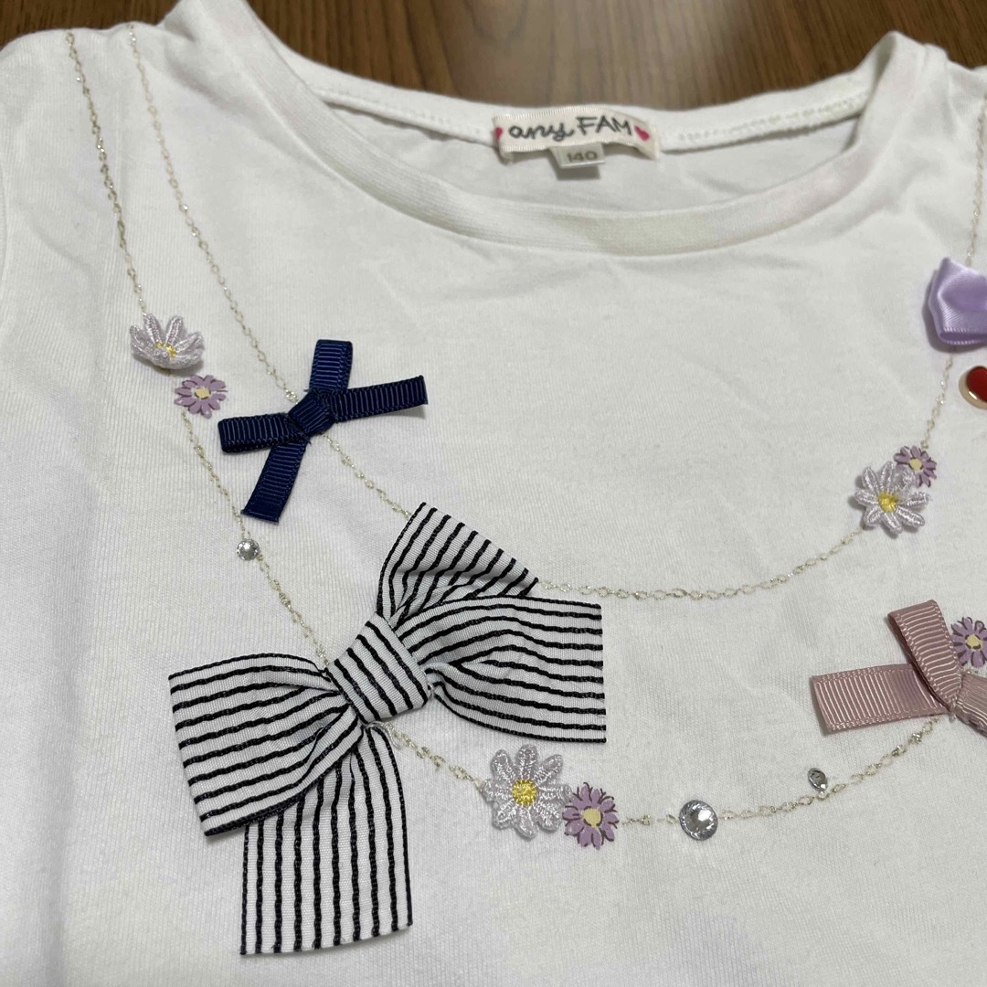 anyFAM(エニィファム)の専用♪エニイファム　Tシャツ140 キッズ/ベビー/マタニティのキッズ服女の子用(90cm~)(Tシャツ/カットソー)の商品写真