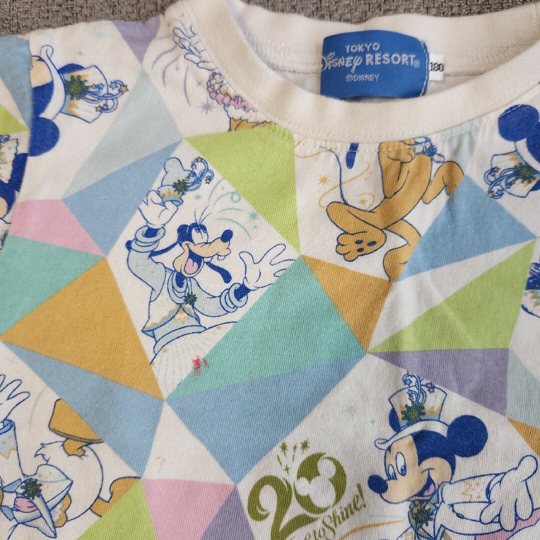 Disney(ディズニー)の【キッズ　100】ディズニーシー20周年　Tシャツ キッズ/ベビー/マタニティのキッズ服女の子用(90cm~)(Tシャツ/カットソー)の商品写真