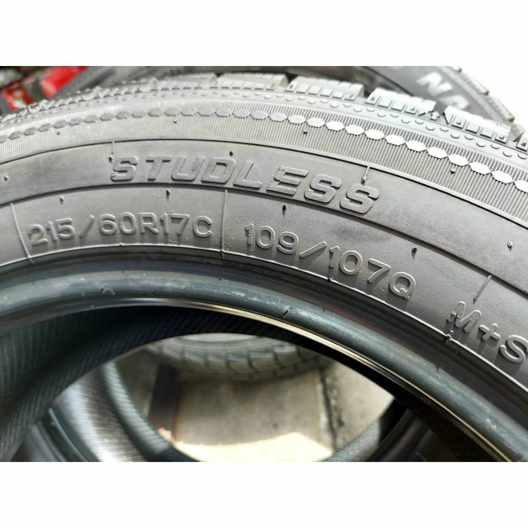 215/60R17 4本 スタッドレス ハイエース、レジアスエース、キャラバンの通販 by トロ's shop｜ラクマ