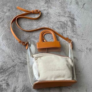 ZARA クリアポシェット