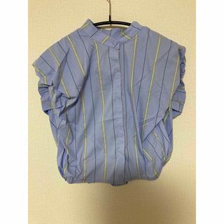 トゥデイフル(TODAYFUL)の新品未使用　Puffshoulder Compact Shirts サックス(シャツ/ブラウス(半袖/袖なし))