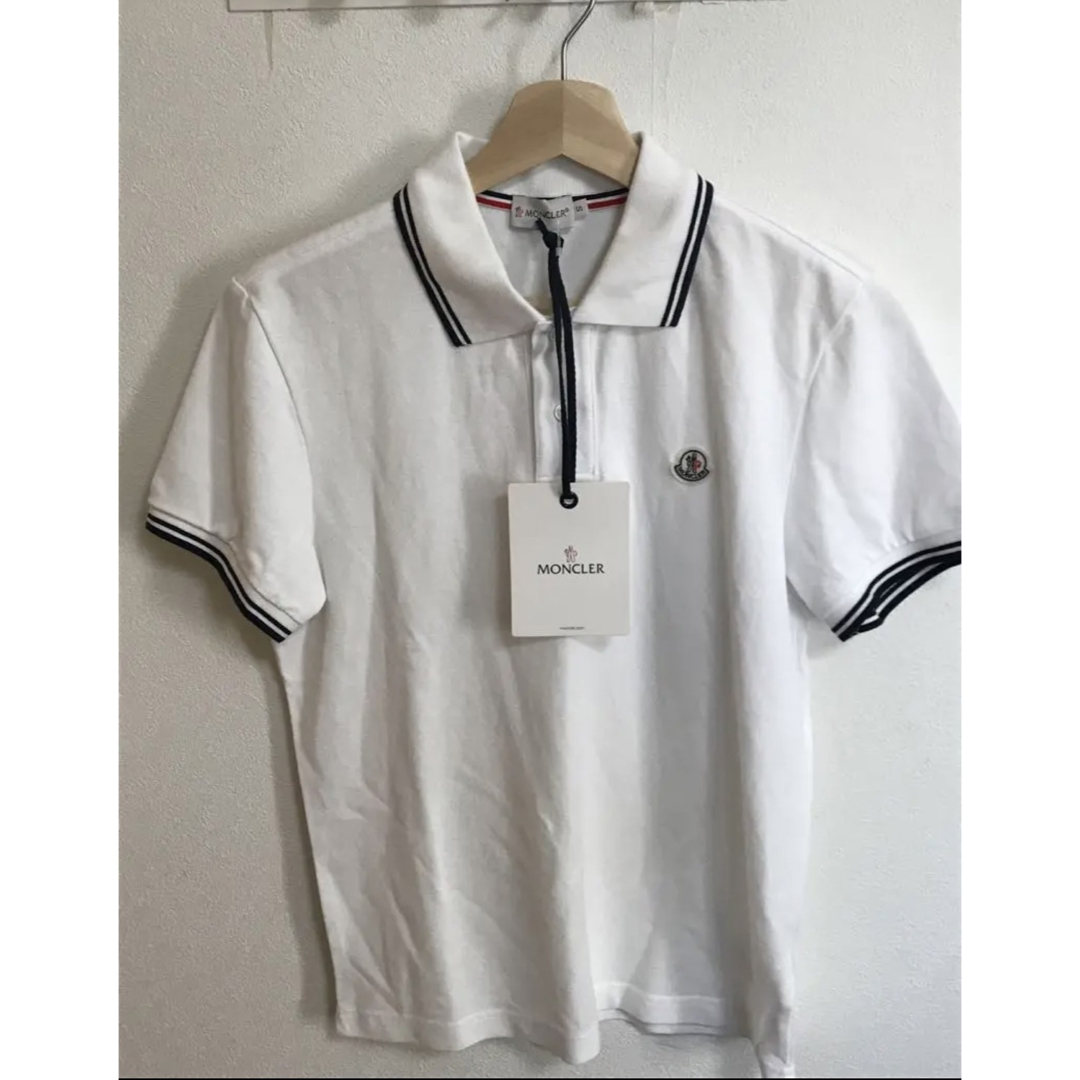 MONCLER - MONCLER モンクレール ポロシャツ ロゴ 新品 タグ付き T