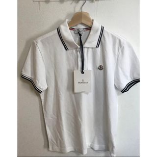 モンクレール(MONCLER)のMONCLER モンクレール ポロシャツ ロゴ 新品 タグ付き Tシャツ(ポロシャツ)